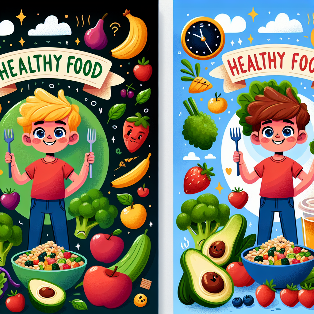 Kreativitas Poster Makanan Sehat Kartun Menginspirasi Generasi Muda