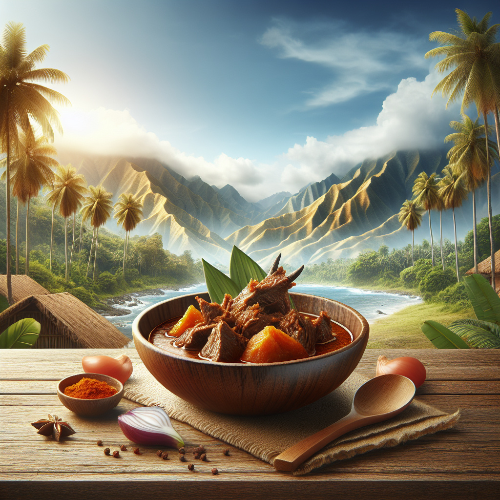 Rendang from West Sumatra